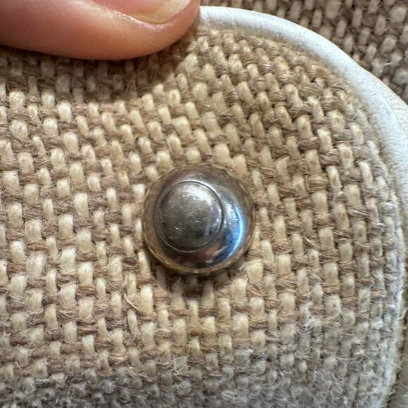 Tod's Straw Woven Tote Bag with Dustbag Beige White Rope Handles Large Size - Picture 6 of 11